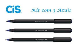Caneta Esferográfica Pentonic 0,7 Cis - Kit Com 3 Azuis Caneta Esferográfica Pentonic 0,7 Cis - Kit Com 3 Azuis