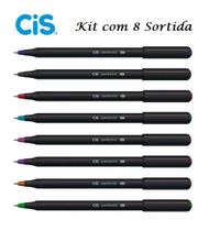 Caneta Esferográfica Pentonic 0,7 Cis - Kit Com 8 Cores Caneta Esferográfica Pentonic 0,7 Cis - Kit Com 8 Cores