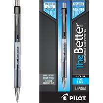 Caneta Esferográfica Pilot 30000 The Better Black - 12 Unidades - Ponta 0,7 mm Caneta Esferográfica Pilot 30000 The Better Black - 12 Unidades - Ponta 0,7 mm