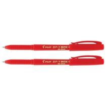 Caneta Esferográfica Pilot Bp-1 Inox 1.0mm Vermelho 2 Unidad