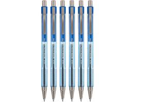 Caneta esferográfica PILOT The Better, canetas esferográficas recarregáveis e retráteis, ponta fina, tinta azul, pacote com 6 Caneta esferográfica PILOT The Better, canetas esferográficas recarregáveis e retráteis, ponta fina, tinta azul, pacote com 6
