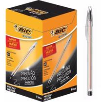 Caneta Esferográfica Ponta Fina 0.8mm Preta caixa com 50 Unidades - Bic Caneta Esferográfica Ponta Fina 0.8mm Preta caixa com 50 Unidades - Bic