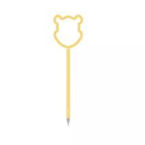 Caneta Esferográfica Pooh School Basics 14cm Preta Escrita Suave