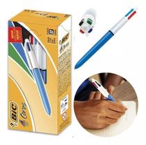 Caneta Esferográfica Retrátil Bic 4 Cores 4 Em 1 Caixa C/ 12