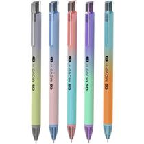 Caneta Esferográfica Retrátil CIS Move 0.7MM 5 Cores (display com 24)