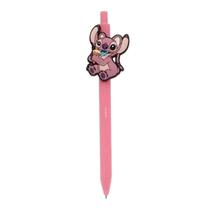 Caneta Esferográfica Retrátil Stitch Sorvete Rosa - Molin