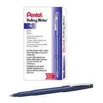 Caneta esferográfica Roller Pentel R100C Rolling Writer 0,8 mm Blue Dozen Caneta esferográfica Roller Pentel R100C Rolling Writer 0,8 mm Blue Dozen