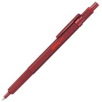 Caneta esferográfica RotRing 600, tinta preta de ponto médio, barril vermelho