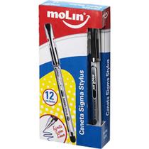 Caneta Esferográfica Sigma STYLUS 0.7MM Azul - Caixa com 12 Unidades