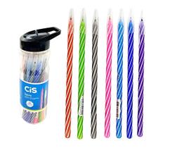 Caneta Esferográfica Spiro 0,7mm Com 24 Unidades Cores Sortidas Caneta Esferográfica Spiro 0,7mm Com 24 Unidades Cores Sortidas