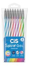 Caneta Esferografica Spiro 8 Cores Gel 0.7mm Cis