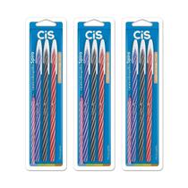 Caneta esferográfica Spiro CIS 0.7mm 3 cores Kit 3 blister Caneta esferográfica Spiro CIS 0.7mm 3 cores Kit 3 blister