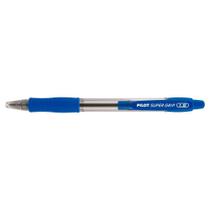 Caneta esferografica super grip retratil azul 1.6 - pilot