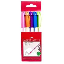 Caneta Esferográfica Trilux 032 Colors 5 Cores - FABER-CASTELL