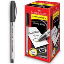 Caneta Esferografica Trilux Ponta Media Preta CX com 50 - Gna