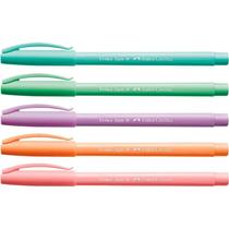 Caneta esferografica trilux style colors 5 cores faber-castell