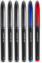 Caneta esferográfica Uni-Ball AIR Micro de 0,5 mm fina, pacote com 6 unidades variadas