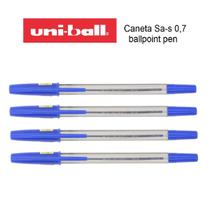 Caneta Esferografica Uniball 0.7mm Sa-s BallPoint C/4 UN AZ Caneta Esferografica Uniball 0.7mm Sa-s BallPoint C/4 UN AZ