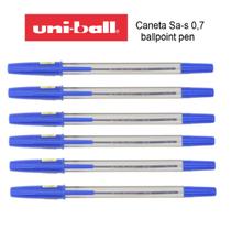 Caneta Esferografica Uniball 0.7mm Sa-s BallPoint C/6 UN AZ