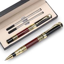 Caneta esferográfica YIVONKA preta refil vermelha com conjunto de caixa de presente