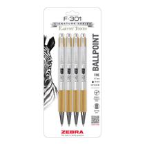 Caneta Esferográfica Zebra 0,7 mm Preta - Pacote com 4 Caneta Esferográfica Zebra 0,7 mm Preta - Pacote com 4