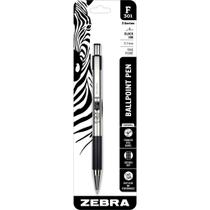 Caneta Esferográfica Zebra Pen F-301 - Ponta de 0,7 mm em Aço Inoxidável