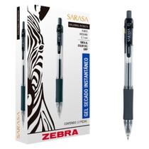 Caneta Esferográfica Zebra - Sarasa Gel 0,7mm Preto Caneta Esferográfica Zebra - Sarasa Gel 0,7mm Preto