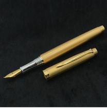 Caneta Executivo Luxo De Metal Nib Fountain Pen Tinteiro Dourado Clipe Ouro Duke D2