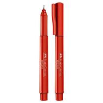 Caneta Faber-castell Fine Pen 0.4 - Vermelha Caneta Faber-castell Fine Pen 0.4 - Vermelha