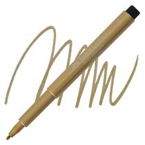 Caneta Faber-Castell Pitt Artist com tinta de desenho pigmentada dourada Caneta Faber-Castell Pitt Artist com tinta de desenho pigmentada dourada