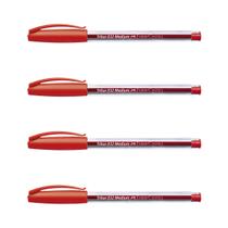 Caneta Faber Castell Trilux Style Colors Macia Ponta Média 4 Vermelha Caneta Faber Castell Trilux Style Colors Macia Ponta Média 4 Vermelha