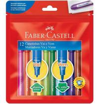 Caneta Faber Castell Vai E Vem 12 Cores Caneta Faber Castell Vai E Vem 12 Cores