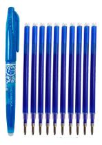 Caneta Fantasminha Costura Alfaiate Patchwork 10 Refil Azul