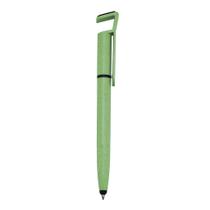 Caneta Fibra de Bambu Touch com Suporte para Celular e Limpador de Tela 00708T