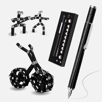 Caneta Fidget AKUTAIN Multifuncional Magnética Preta Caneta Fidget AKUTAIN Multifuncional Magnética Preta