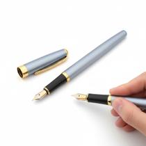 Caneta Fina Tinteiro Pena Luxo Presente 24h C. Tinta Tinta Preto Exterior Prata Escuro Caneta Fina Tinteiro Pena Luxo Presente 24h C. Tinta Tinta Preto Exterior Prata Escuro