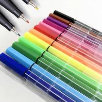 Caneta Fine Line 0.4mm Kit 12 Cores Fengzhengmei 1688-12 Caneta Fine Line 0.4mm Kit 12 Cores Fengzhengmei 1688-12