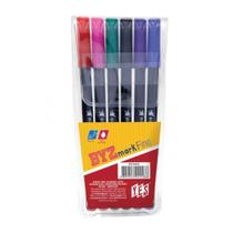 Caneta Fine Liner Byzmark Kit com 6 Unidades - Yes