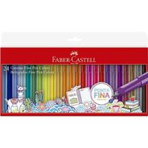 Caneta Fine Pen 24 Cores 0,4mm - FABER CASTELL