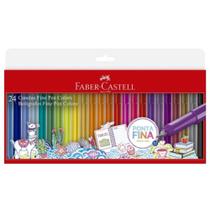 Caneta Fine Pen Colors 0.4mm com 24 Cores - Faber Castell - Faber-castell Caneta Fine Pen Colors 0.4mm com 24 Cores - Faber Castell - Faber-castell