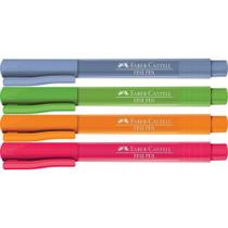 Caneta Fine Pen Faber-Castell 4 cores Neon - Faber Castell