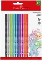 Caneta fine pen pop com 10 cores - sm/fpp10