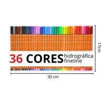 Caneta fineline 36cores ref c60182