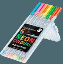 Caneta fineliner 0.3mm Triplus 334 Neon 6 cores Staedtler