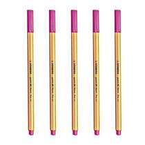 Caneta Fineliner 0.4mm Point 88/056 5 Unidades - Stabilo Caneta Fineliner 0.4mm Point 88/056 5 Unidades - Stabilo