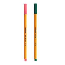 Caneta Fineliner 0.4mm Point 88 2 Unidades - Stabilo Caneta Fineliner 0.4mm Point 88 2 Unidades - Stabilo