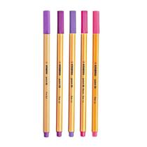 Caneta Fineliner 0.4mm Point 88 5 Tons de Rosa e Roxo - Stabilo Caneta Fineliner 0.4mm Point 88 5 Tons de Rosa e Roxo - Stabilo