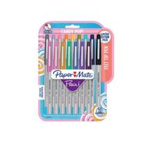 Caneta Fineliner Paper Mate Flair Candy Pop 0.4mm 16 Cores