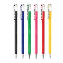 Caneta gel 1.0mm Mattehop blister com 6 unid Cores - Pentel Caneta gel 1.0mm Mattehop blister com 6 unid Cores - Pentel
