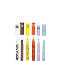 Caneta gel apagavel 0.7mm safari - brw animal:zebra Caneta gel apagavel 0.7mm safari - brw animal:zebra